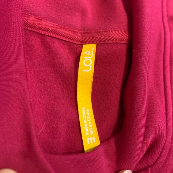 Lole Women's Pink Hoodie with Pockets Size Medium - Picture 7 of 8